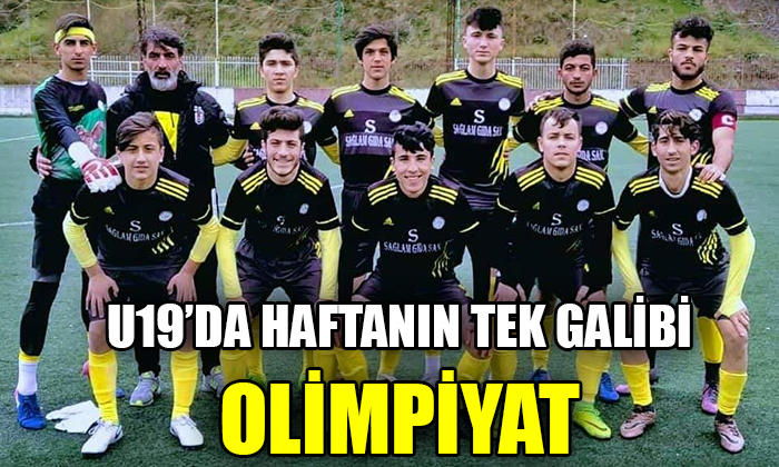 U19’DA HAFTANIN TEK GALİBİ OLİMPİYAT